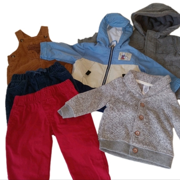 mixed brands Other - Boys 6 Pc Bundle Mixed Clothing 6-12M